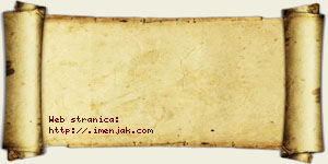 Jovanka Vilimonović vizit kartica